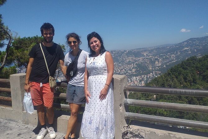 All-in Half-Day Jounieh Teleferique JeitaGrotto guide + breakfast - Riding the Teleferique over Jounieh Bay