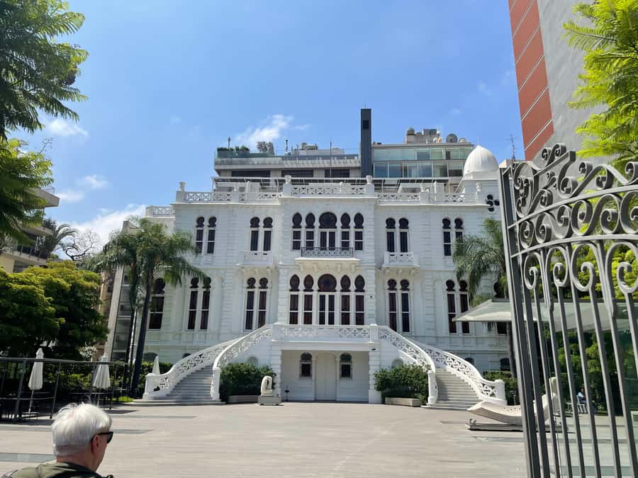 BEYOND BEIRUT - Ancient stone beside modern Beirut