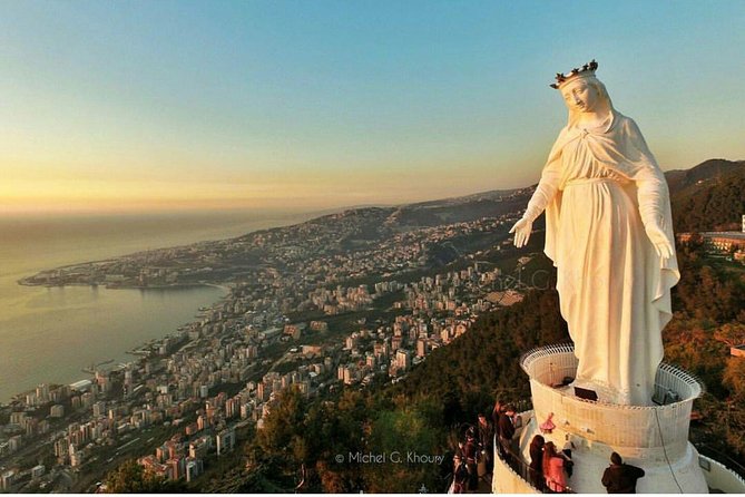 Full-Day Private Tour to Jeita Grotto, Harissa and Byblos - The Harissa Telepherique Adds the Day’s Best Ride