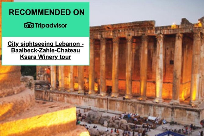 Lebanon tour Baalbek ruins & Ksara w/pick-up, lunch,guide+entries - Why this Beirut to Baalbek tour works so well