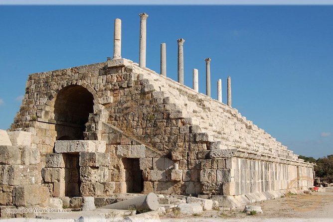 Small-Group Adventure Tour to Sidon Tyre & Maghdouche-Day Trip - Tyre harbor, streets, and two-sided coast
