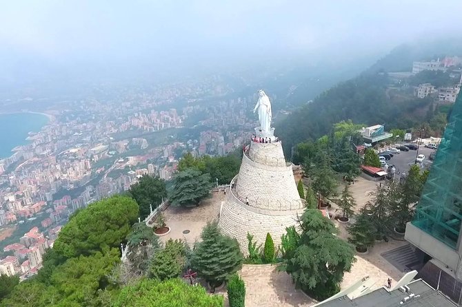 Small Group Tour to Jeita Grotto, Harisa & Byblos with Hotel pickup - The Téléferique ride and the best view of the day