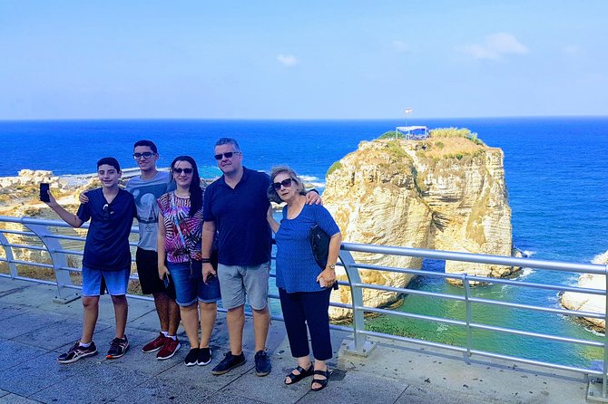 Small Group Tours to Beirut, Beiteddine & Deir el Qamar with lunch and all fees - Pigeon Rocks and the Al Manara Corniche